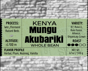 Kenya Mungu Akubariki -Medium Roast